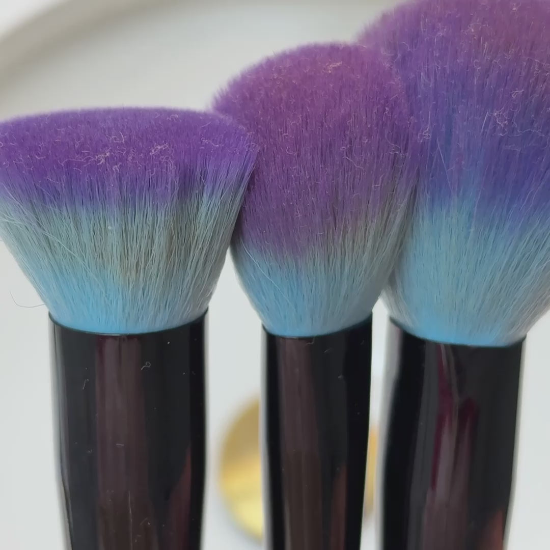 Jabón para brochas de maquillaje de rosa aterciopelada