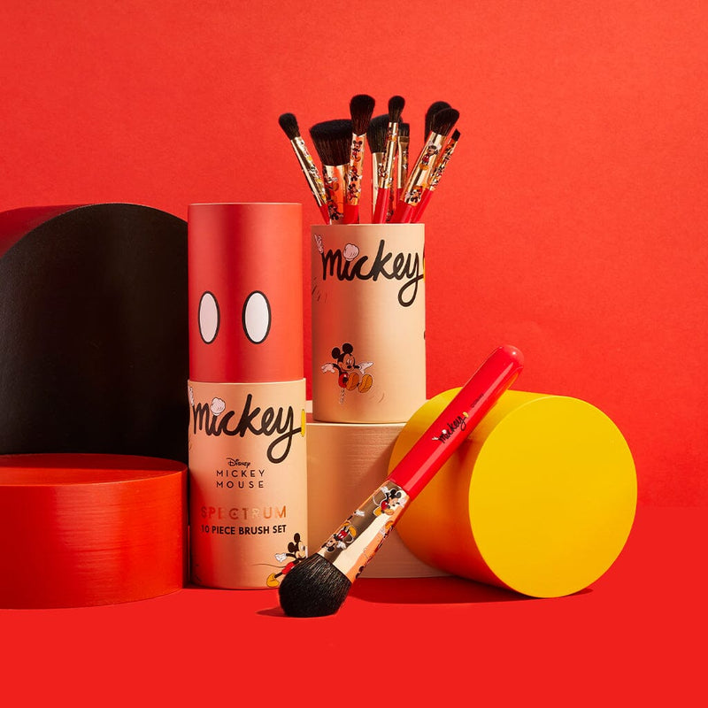 Mickey Mouse 10 Piece Makeup Brush Set